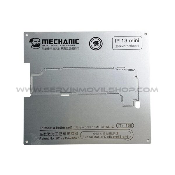 Estencil iTin 168 iP 13 Mini Motherboard Mechanic