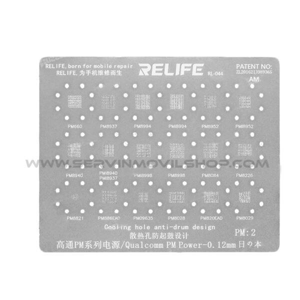 Stencil RL-044 PM2 QUALCOMM Relife