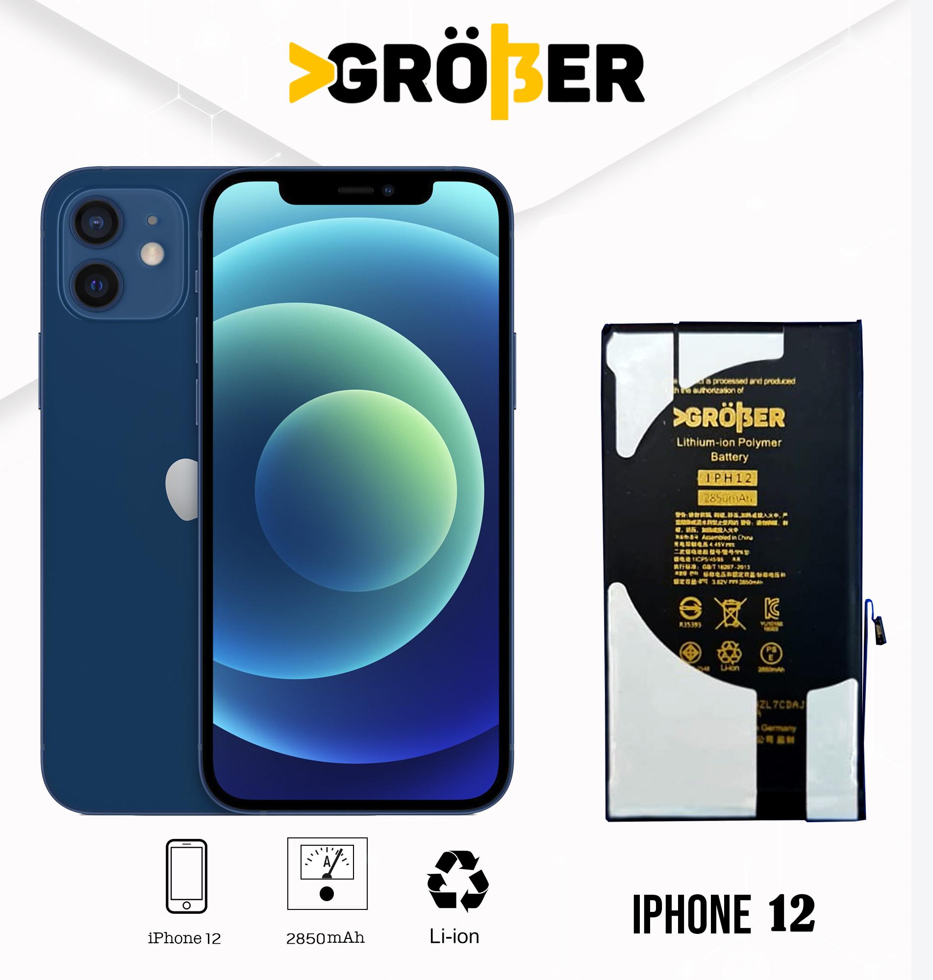 Batería Gröber iPhone 12 –