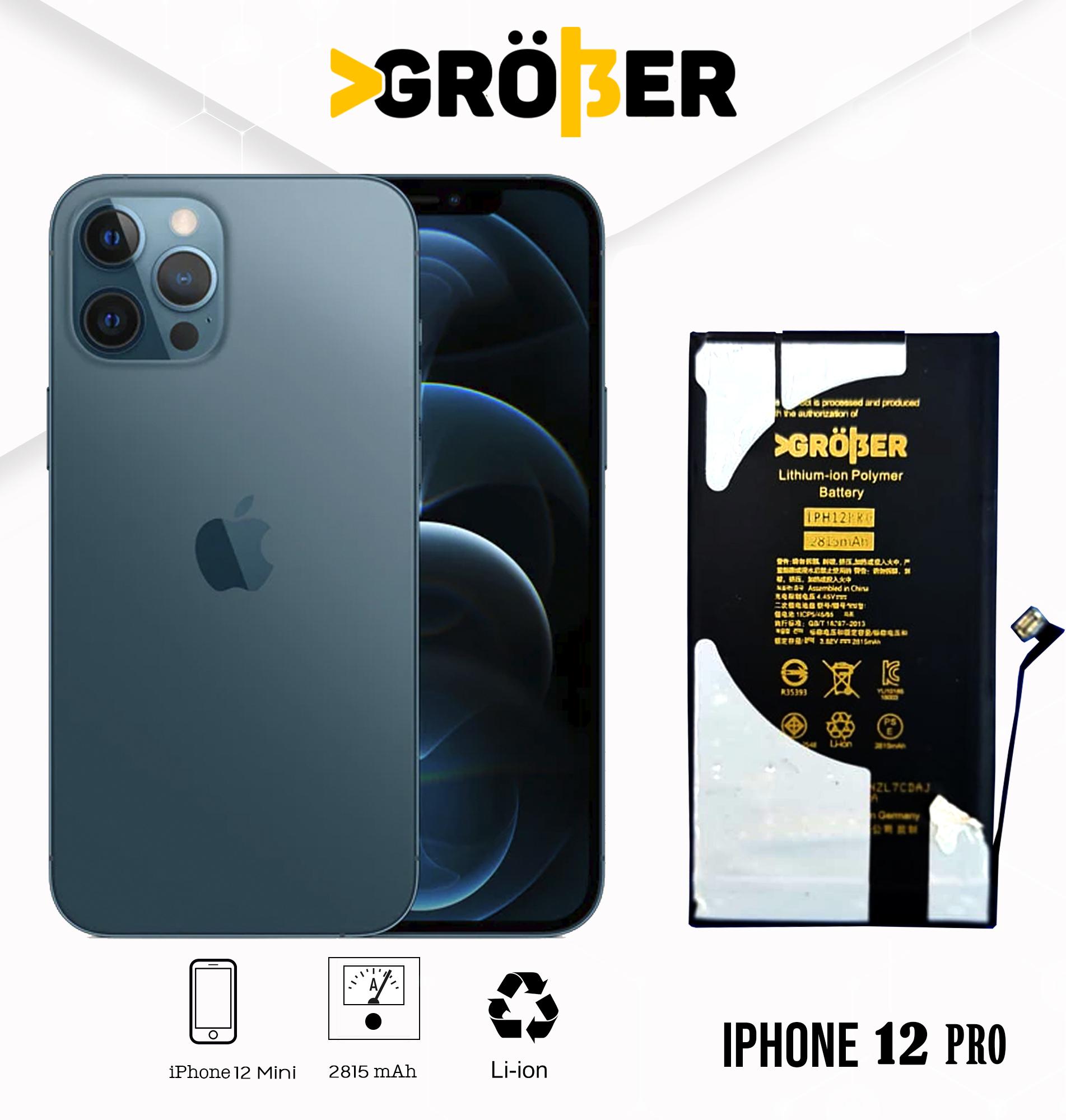 Batería Gröber iPhone 12 Pro Max –