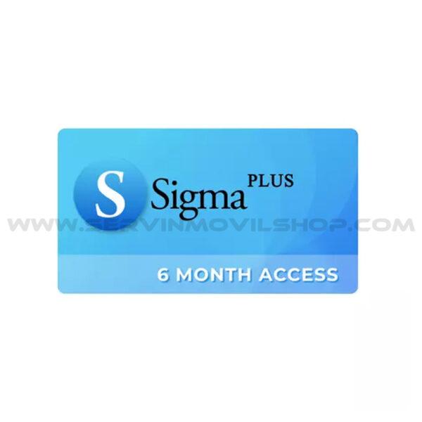 Activación Sigma Plus 6 meses