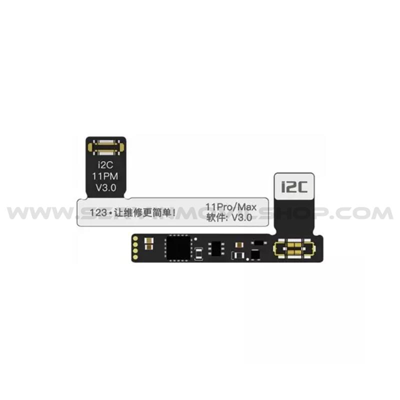 Cable plano sobrepuesto i2C para batería de iPhone 11 Pro / 11 Pro