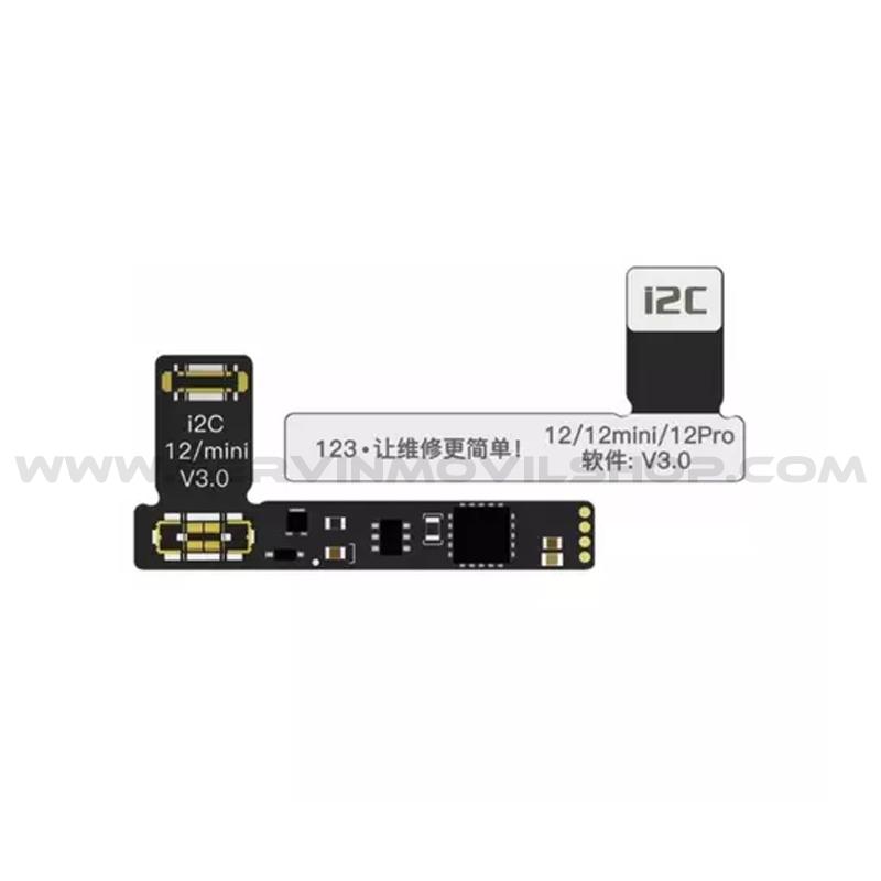 Cable plano sobrepuesto i2C para batería de iPhone 12 / 12 Mini / 12 Pro –