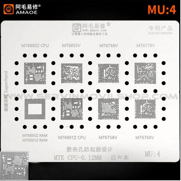 Estencil Amaoe MU-4+B8