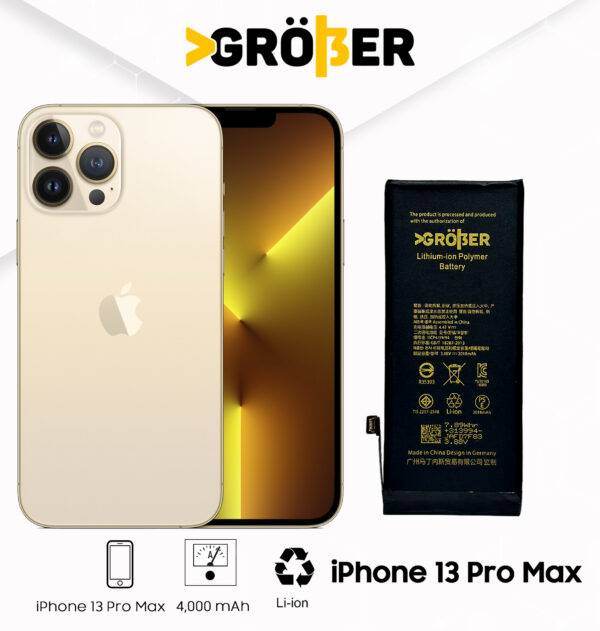 Batería Gröber iPhone 13 pro max