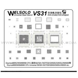 Estencil Exynos 8895 Welsolo VS31 Mechanic