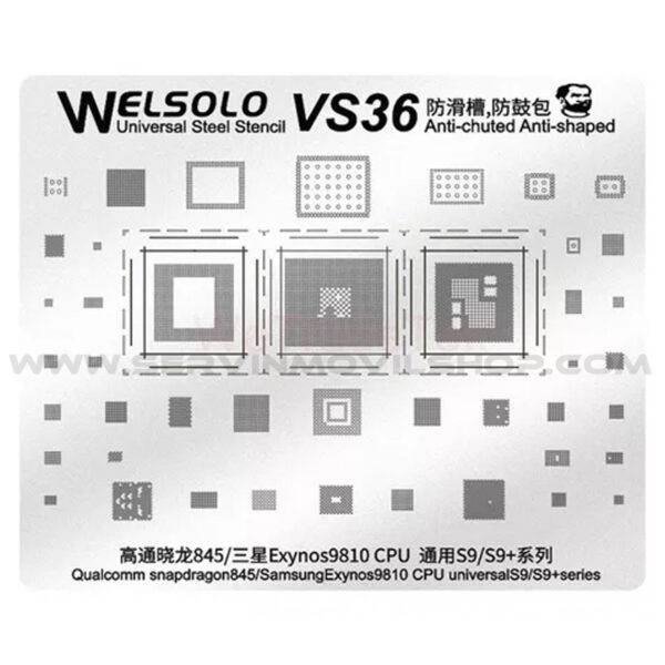 Estencil Exynos 9810 Welsolo VS36 Mechanic