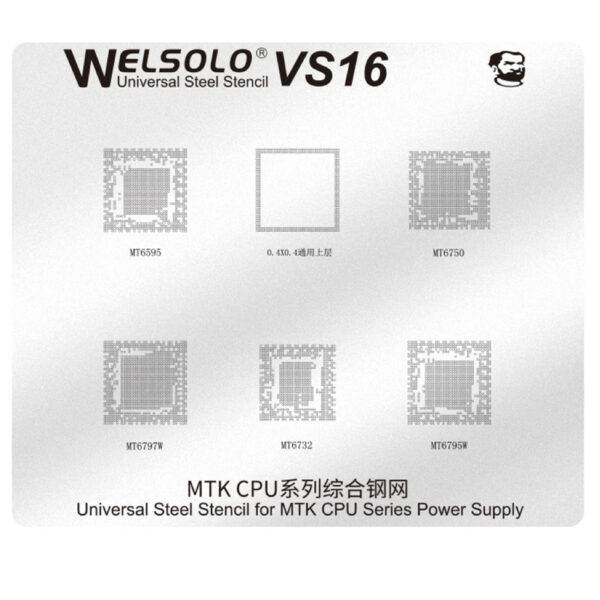 Estencil MTK CPU Welsolo VS16 Mechanic