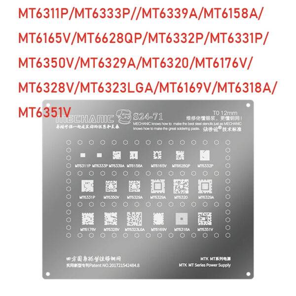 Estencil MTK iC carga S24-71 Mechanic