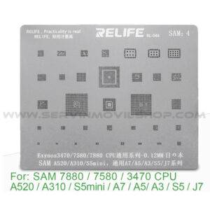 Estencil SAM4 BGA CPU/0.12MM RL-044 RELIFE