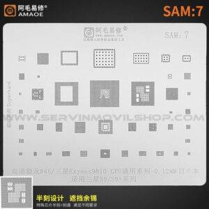 Estencil SAM7 Exynos9810 Qualcomm 845/SDM845