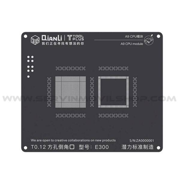 Estencil iBlack 3D A9-CPU MODULE Qianli