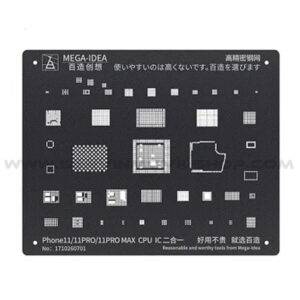 Estencil para Reballing Iphone 11-11Pro. CPU & IC